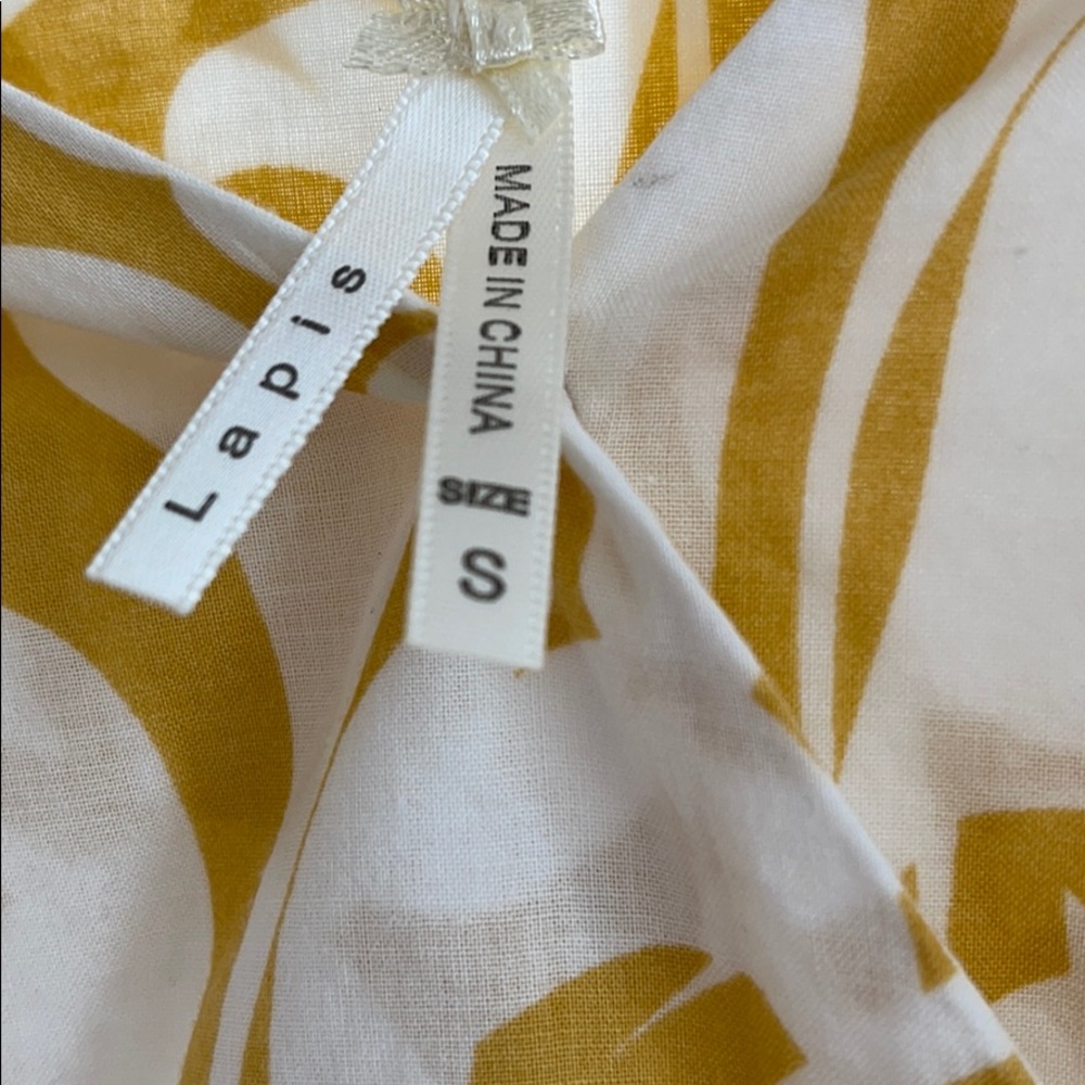 Mustard Sundress Size Small - Picture 2 of 3